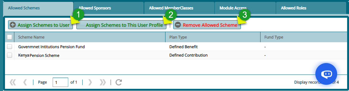 assign scheme to users