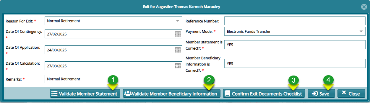 Initiate Movement/Claim