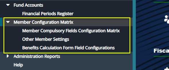 Member Configurations Matrix