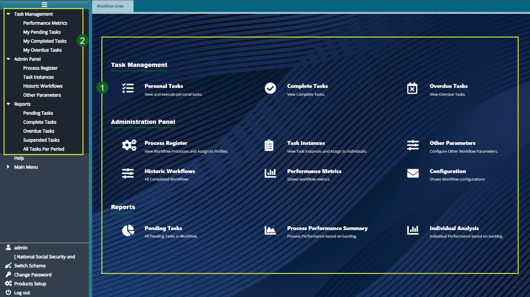 workflow dashboard image